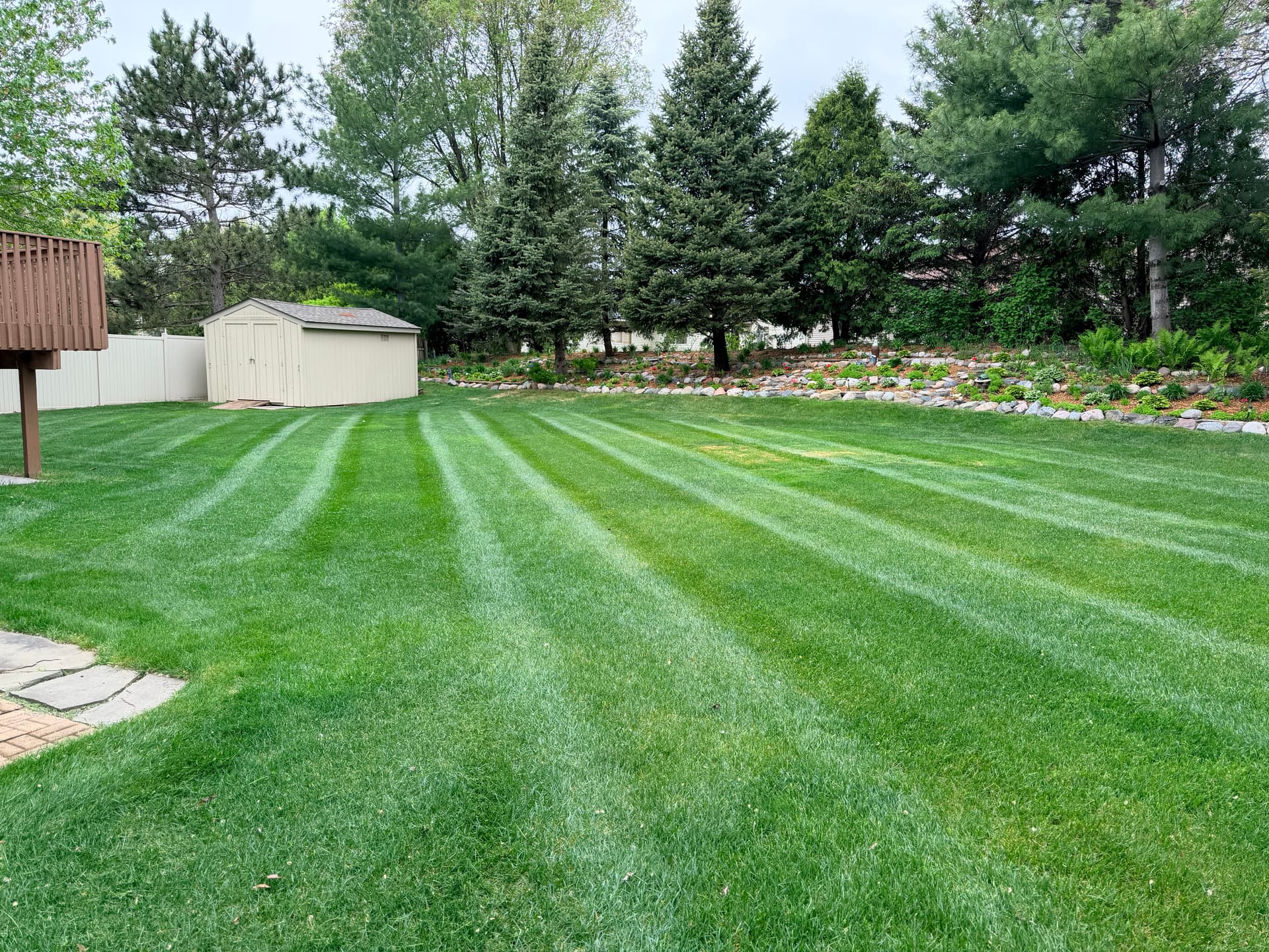 Gallery photos for Clean Stripes and a Sharp Lawn in Andover: Image #1