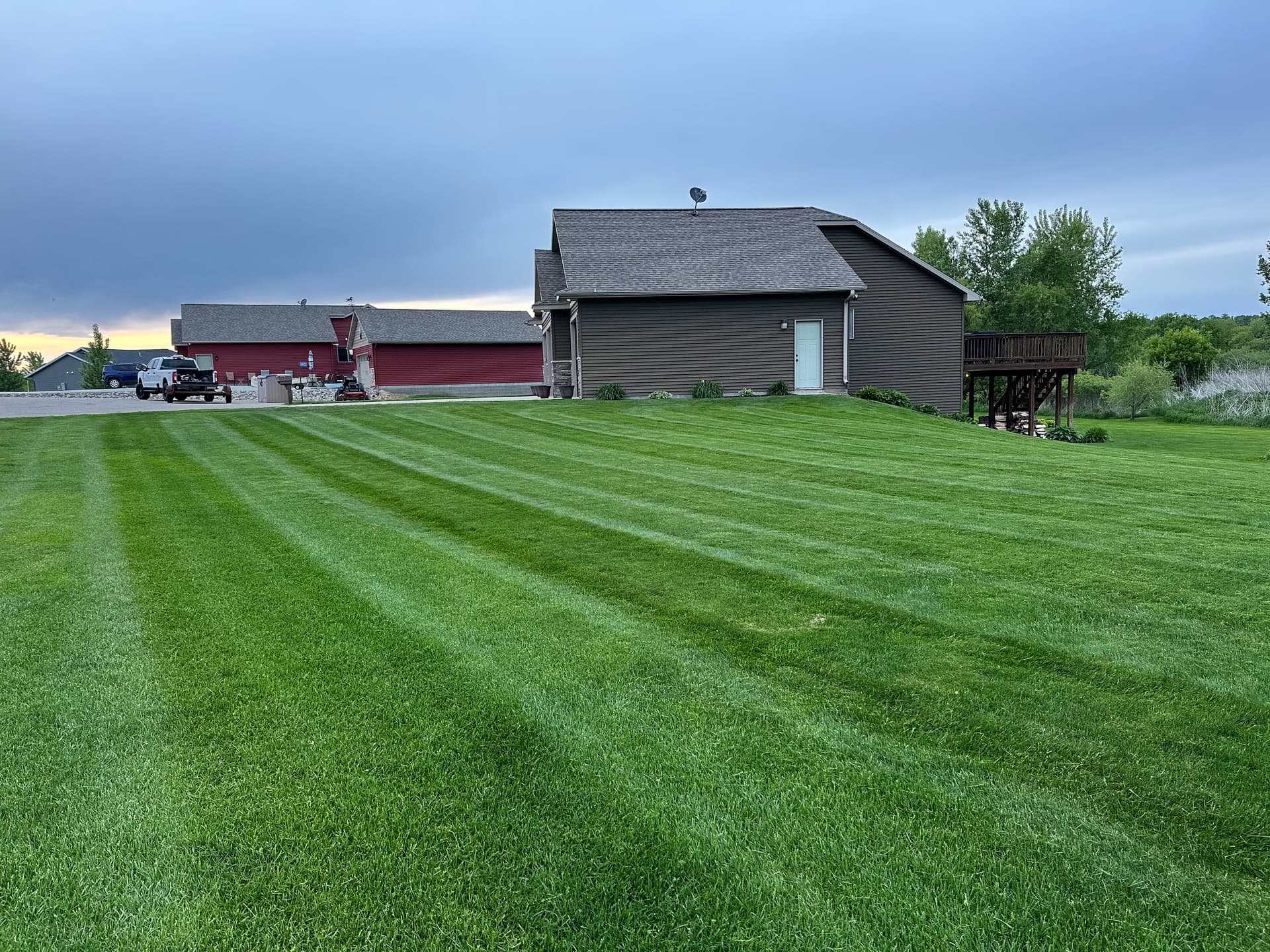 Crisp Stripes on a Ramsey, MN Lawn That Turns Heads image